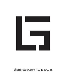 LG Letter Logo Design Vector