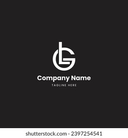 LG Letter Logo, LG Letter Monogram, L,G, Initials Letter,