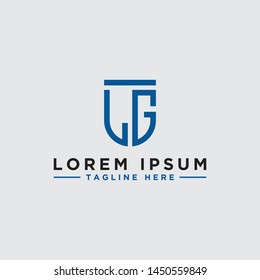LG letters Initial icon / Monogram.- Vector inspiration logo design - Vector