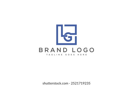 LG logo design vector template design for brand