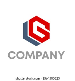 lg logo vector design template sign
