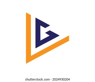 LG And VG Letter Logo And Icon Vector Element Design.	