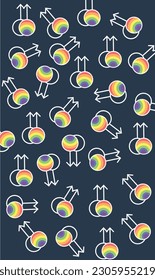 lgbt background pattern, background pattern for web banner