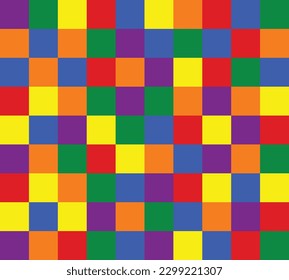 LGBT checkered wallpaper that represents the diversity and inclusion of all groups.
