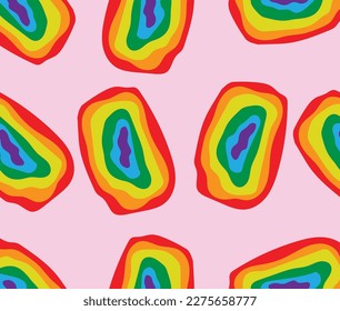 lgbt color seamless pattern design