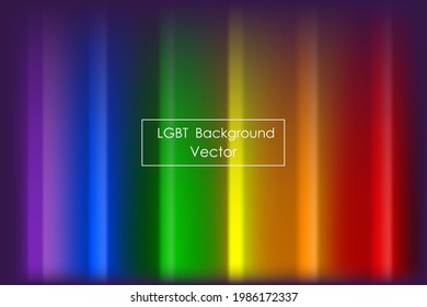 LGBT colorful rainbow flag gradient background  Vector Illustration  Idea for LGBT festive concept Lesbian  gay  bisexual    transgender  celebrations  