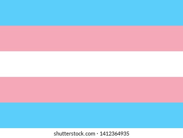 LGBT community. Flag of transgender. Transgender people Official symbols of the community. Against discrimination