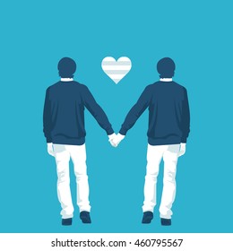 LGBT community is gay in vector format eps10