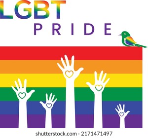 Lgbt Community Respect Vector Illustration Stock Vector (royalty Free 