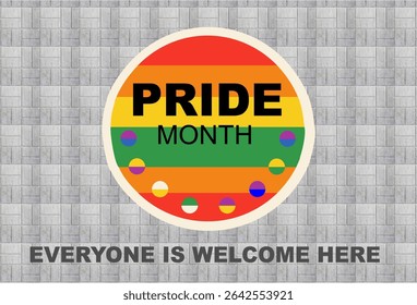 LGBT community symbol with rainbow, glitter. Design to celebrate, bisexual, transgender, gender equality, rights, advertising