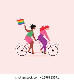 lgbt family cycling happy pride