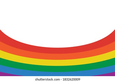 Lgbt Flag Background. Colorful Abstract Banner. Vector