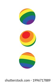 LGBT flag. lgbt concept. Human rights and tolerance. Poster, card, banner and background. Vector illustration.