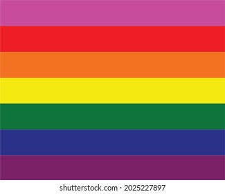 LGBT Flag. illustration. vector. icon