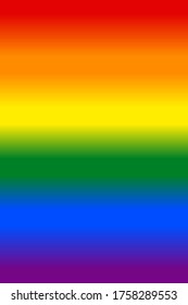 LGBT gradient flag  Rainbow pride movement background in gradient fill  Graphic element for design saved as an vector illustration in file format EPS 8