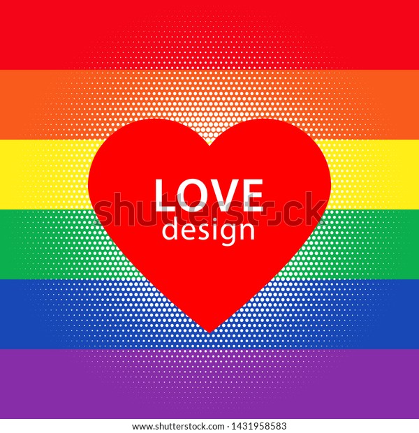 Lgbt Heart Vector Format Rainbow Heart Stock Vector Royalty Free 1431958583 Shutterstock 5080