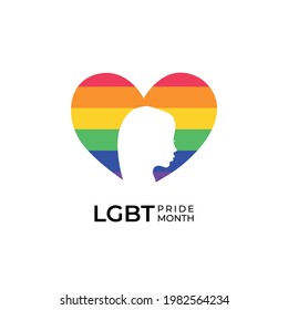 LGBT LGBTQ+ Pride Hearts and Slogans Social Media Post Template. Love is Love, Be Proud, Be Yourself. Hearts in LGBT Flag Colours. Vector Design Element for LGBT Pride Social Post, Square Banner, Logo