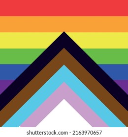 LGBT LGBTQ+ Pride Hearts and Slogans Social Media Post Template. Vector Design Element for LGBT Pride Social Post, Square Banner, Logo