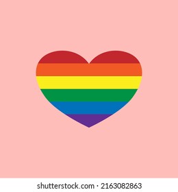 lgbt love, rainbow heart . Illustration about all love, pride