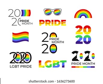 LGBT Pride 2020. Pride month. LGBTQ. Vector