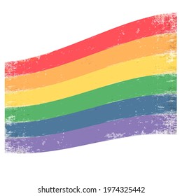 LGBT pride flag background. Rainbow pride flag include of Lesbian, gay, bisexual, and transgender flag of LGBT organization. pride rainbow vector illustration