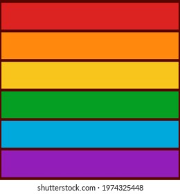 LGBT pride flag background. Rainbow pride flag include of Lesbian, gay, bisexual, and transgender flag of LGBT organization. pride rainbow vector illustration