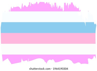 LGBT pride flag, Bigender PRIDE. Multicolored peace flag movement. Original colors symbol.