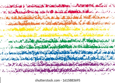 LGBT pride flag color. Symbol of LGBTQ. Colorful rainbow texture. Gay background. Vector illustration, eps 10.