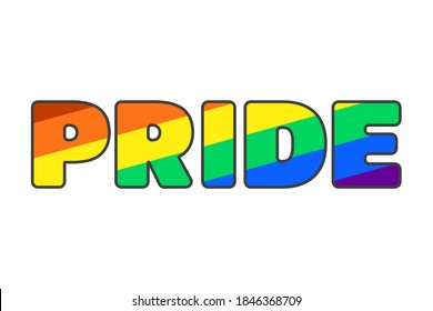 LGBT pride flag. Multicolored peace flag movement. Original colors symbol. Horizontal stripes icon. Graphic design sign mockup. Editable template for web, print. Rainbow love concept. Human rights and