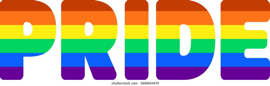 Bandera del orgullo LGBT, fondo de la bandera arcoiris. Movimiento de bandera de la paz multicolor. Símbolo de color original. Icono de franjas horizontales. Burla de diseño gráfico. Plantilla editable para web, imprimir. Amo arcoiris