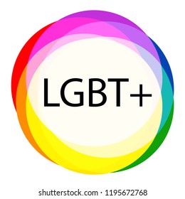 LGBT pride flag or Rainbow pride flag include of Lesbian, gay, bisexual, and transgender flag of LGBT organization. Vector illustration
