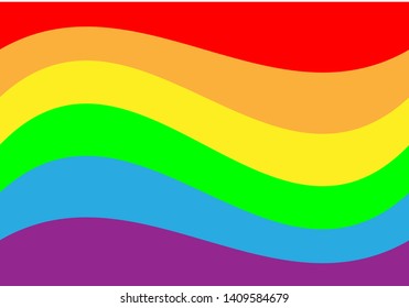 LGBT pride flag or Rainbow pride flag include of Lesbian, gay, bisexual, and transgender flag of LGBT organization. Flag against homosexual discrimination.
