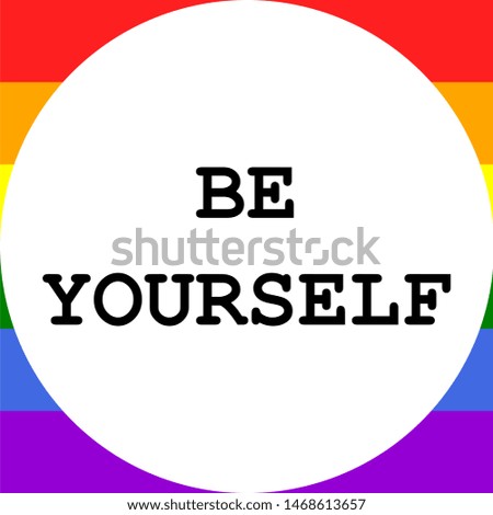 LGBT pride flag or Rainbow pride flag include of Lesbian, gay, bisexual, and transgender flag