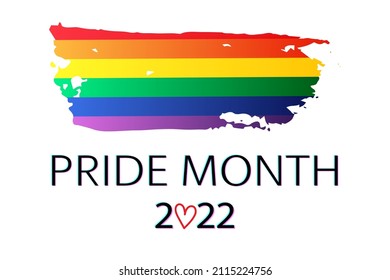 Lgbt Pride Month 2022 Vector Concept Stock Vector (royalty Free) 2115224756