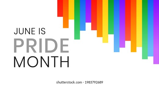 Lgbt Pride Month Annual Celebration June Stock Vector (Royalty Free ...