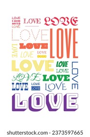 LGBT pride month . Background, poster, postcard, banner design.