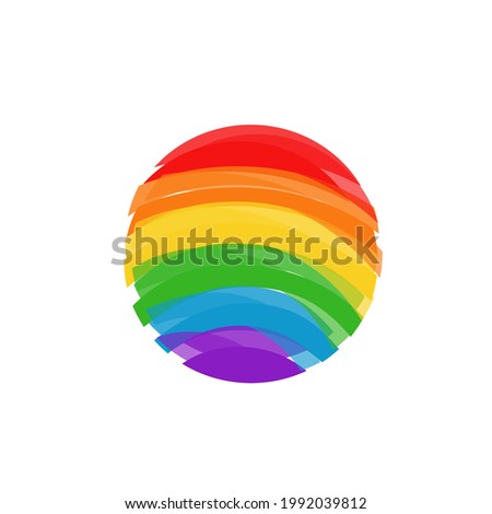 LGBT Pride Month Flag earth symbol Colorful poster flyer booklet brochure background Rainbow love concept Human rights and tolerance Fashion print clothes apparel greeting invitation card cover banner