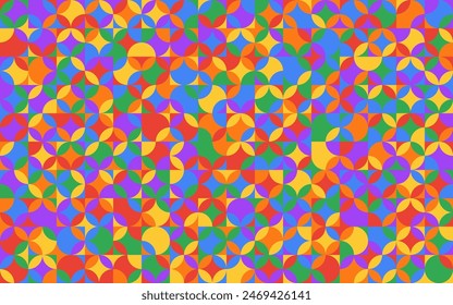LGBT Pride Month. Geometric background. Human rights or diversity concept.