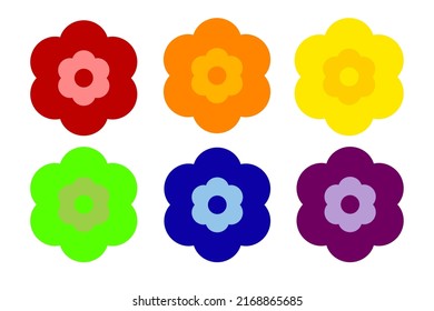 LGBT Pride Month in June. Lesbian Gay Bisexual Transgender. Celebrated annual.  Rainbow love concept. Human rights and tolerance. Poster, card, banner and background. Flowers vector.