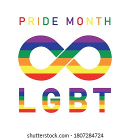 LGBT Pride Month in June.Poster, card, banner and background. Vector illustration
