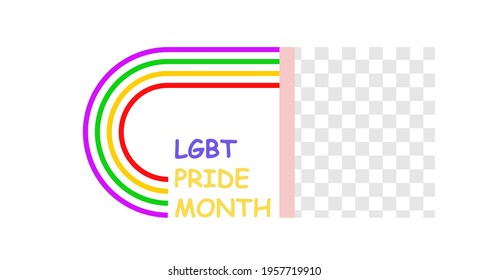 LGBT PRIDE MONTH PROMOTION DESIGN.gay pride flyers, posters, social media graphics.LGBTQ+ illustrations concept.