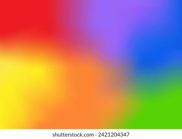 LGBT Pride Month. Pride Rainbow Background. Gay, Lesbian, Bisexual and Transgender Community. Vector Illustration. 