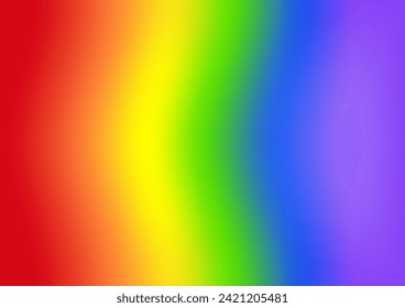 LGBT Pride Month. Pride Rainbow Background. Gay, Lesbian, Bisexual and Transgender Community. Vector Illustration. 