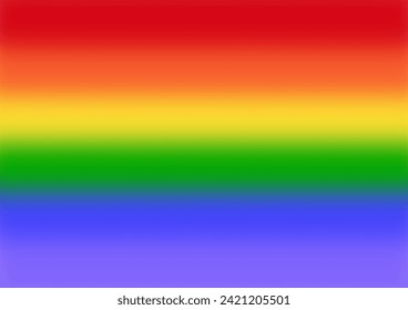 LGBT Pride Month. Pride Rainbow Background. Gay, Lesbian, Bisexual and Transgender Community. Vector Illustration. 