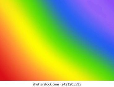 LGBT Pride Month. Pride Rainbow Background. Gay, Lesbian, Bisexual and Transgender Community. Vector Illustration. 