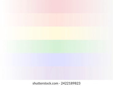 LGBT Pride Month. Pride Rainbow Background and Banner Template. Gay, Lesbian, Bisexual and Transgender Community. Vector Illustration. 