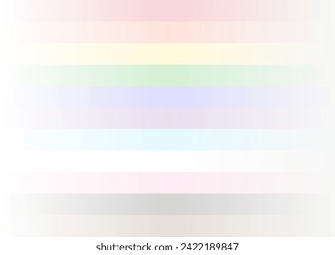 LGBT Pride Month. Pride Rainbow Background and Banner Template. Gay, Lesbian, Bisexual and Transgender Community. Vector Illustration. 