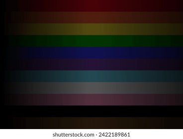 LGBT Pride Month. Pride Rainbow Background and Banner Template. Gay, Lesbian, Bisexual and Transgender Community. Vector Illustration. 