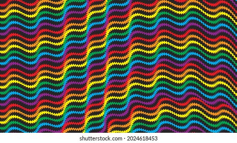 LGBT Pride Month vector concept. Freedom rainbow flag. Gay parade annual summer event