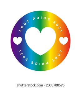 Mes del Orgullo LGBT. Ilustración vectorial. Etiqueta de papel blanco sobre fondo de arco iris líquido. Concepto de derechos humanos o diversidad. Diseño de pancartas de eventos LGBT.